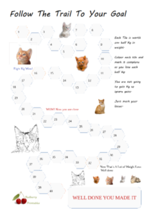 Target weight path printable
