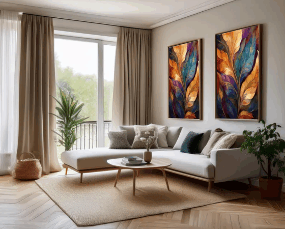 Autumn Leaves Art Print