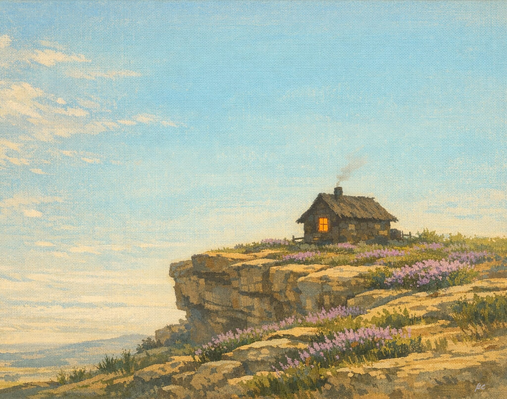 shepeards cottage wall art from art print vault studio